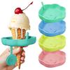 Easy-Clean, Silicone Ice Cream Holder - leak proof, reusable, suitable for summer parties