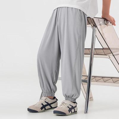 Boys' Ice Silk Mesh Breathable Jogger Sports Pants