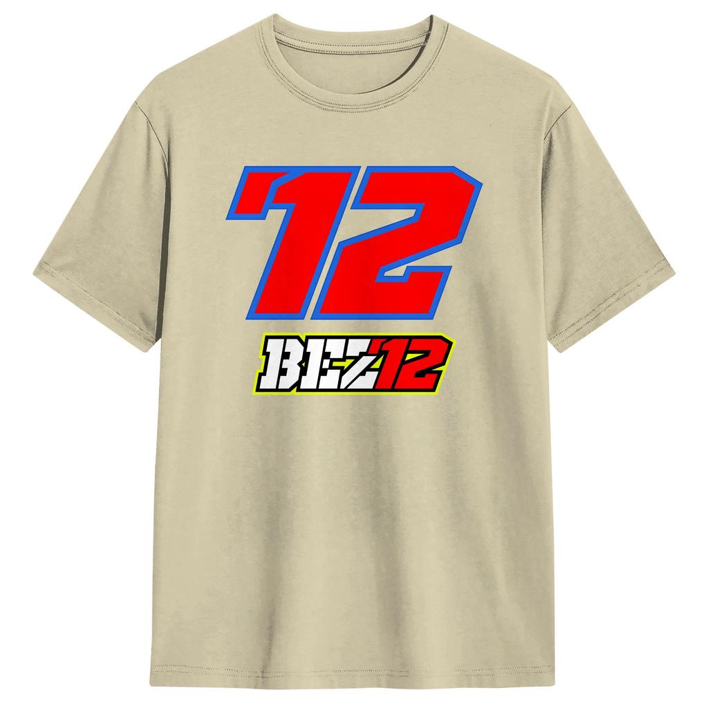 Marco Bezzecchi Unisexs T Shirts Cool Tees Short Sleeve Round Neck TShirt Cotton Plus Size Clothing