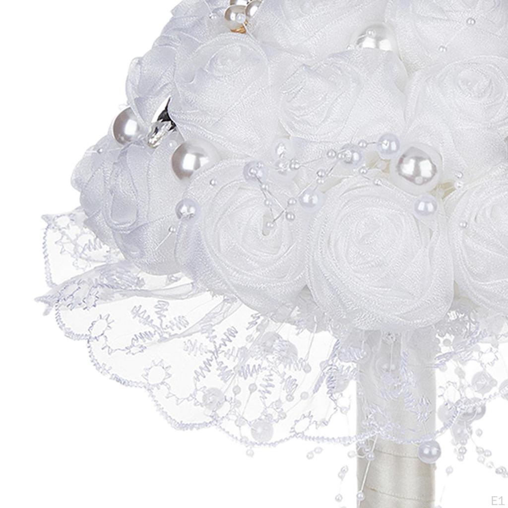 Artificial Rose Bouquet for Weddings, Tossing Flowers Celebrations