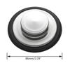 3.39 inch Kitchen Sink Stopper Stainless Steel Garbage Disposal Plug Standard Kitchen Drain Size of 86mm Diameter