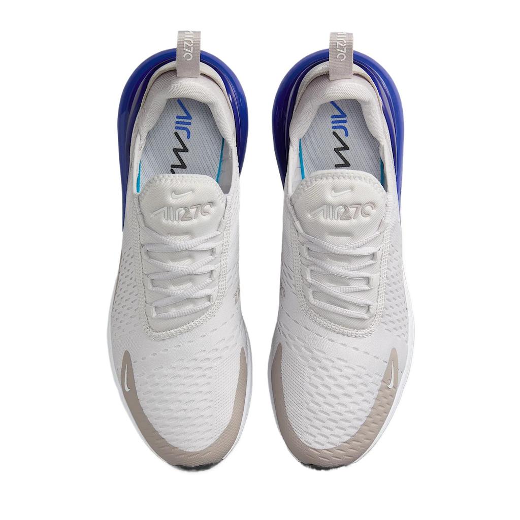 Nike Air Max 270 Vast Grey Racer Blue Herren Sneaker College-Grau Summit-Weiß AH8050-031