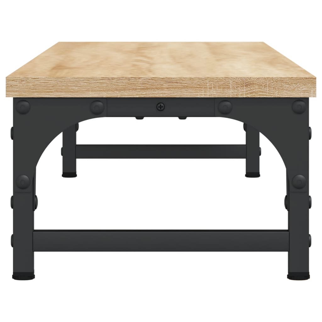 Monitor Stand Sonoma Oak Finish 85 X 23 X 15.5 Cm Engineered Wood