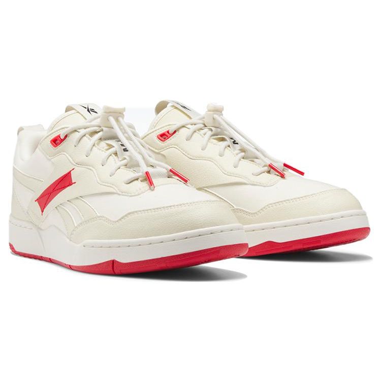 Reebok Milk Makeup X BB4000 2 Vegan Equipment Room Unisex Sneakers Cream Vintage-Chalk Vector-Red ID1660