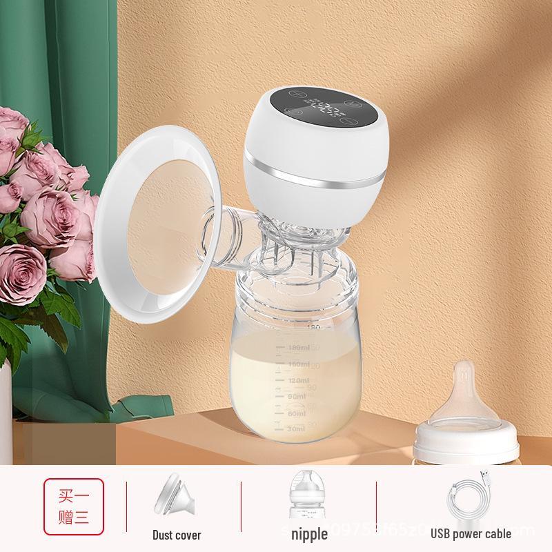 Smart Electric Breast Pump: All-in-One, Silent, Painless, Large Suction, Milk Collector & Postpartum Massager