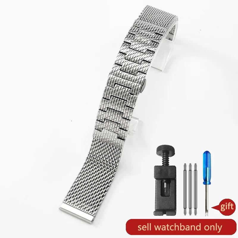 

Высококачественный стальной сетчатый ремешок для часов Citizen Eco-Drive Air Eagle Jy8078 второго поколения Blue Angel 22 мм 23mm