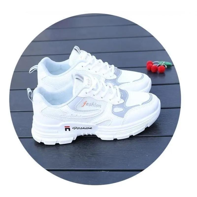 Running Shoes Fashion Breathable Walking Platform Athletic Shoe Sneaker Women Tennis Fashion Women's White Sneakers