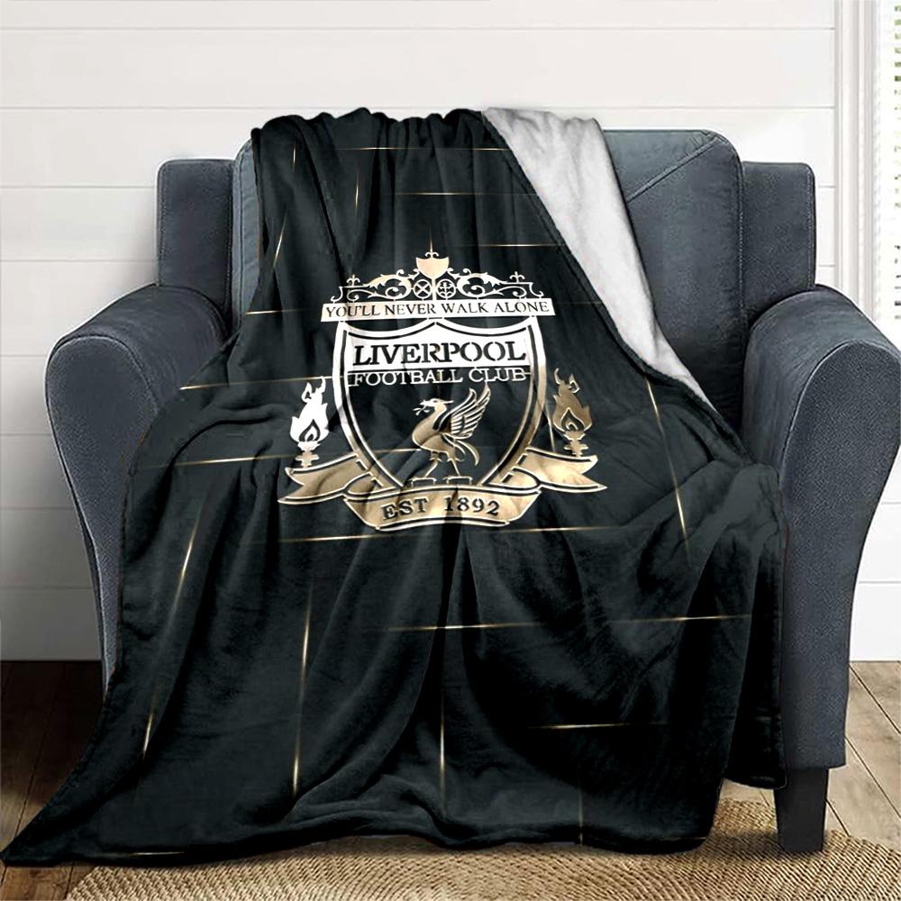 Liverpool Blanket Soft & Cozy Perfect for Couch Office Seaside for All Occasions Playful Design Ideal Gift For Birthday Valentine'S Day