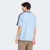 Adidas ESSENTIALS T Shirts Men's Blue Crew Neck Moderate