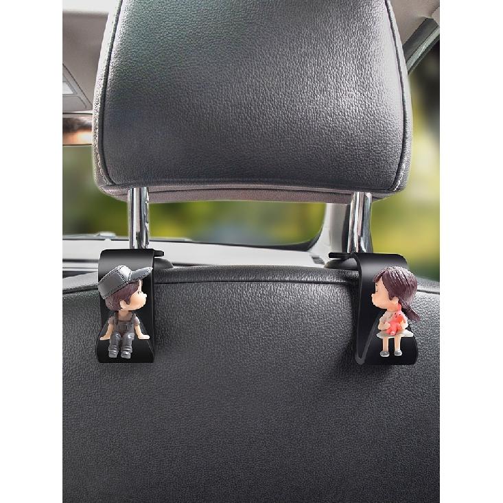 2 stücke Haken für Taschen Auto Clips Vordersitz Kopfstütze Organizer Halter Auto Verschluss Kleiderbügel Auto Lagerung Innen Zubehör