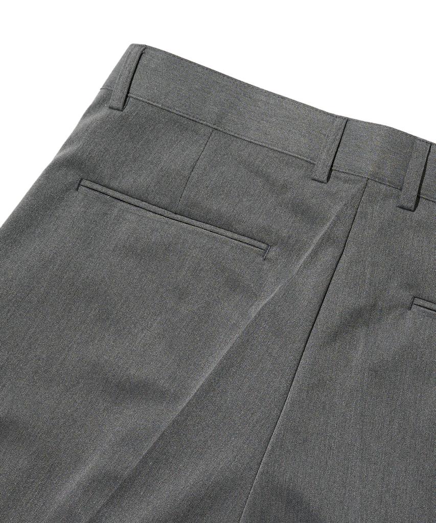 ANALOG MOOD Semi-Wide Slacks (Charcoal)