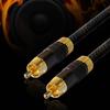 RCA Digital Audio Coaxial Cable 24K Gold Plated Connectors S/PDIF RCA Male To RCA Male for Home Theater, HDTV, Subwoofer