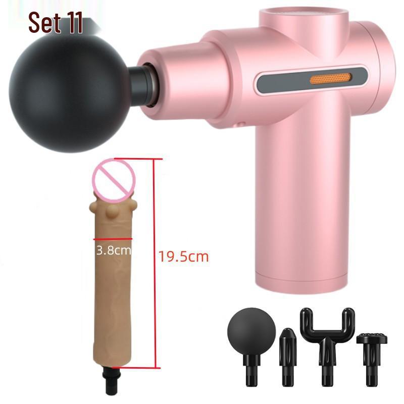 Silicone Adapter Replacement for Electric Fascia Massage Gun - Universal Head for Men & Women.