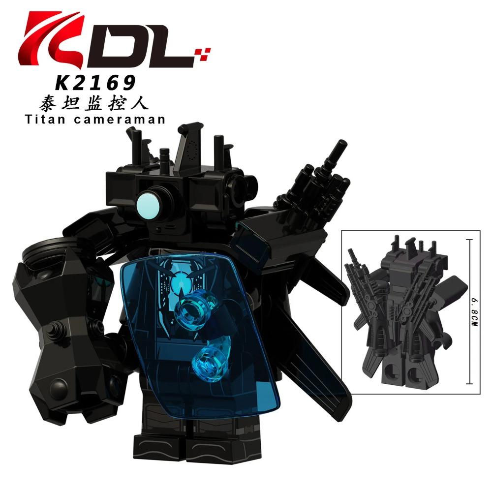 Skibidi Toilet MOC Abstract Robot Building Blocks Compatible With LEGO Monitor TV Man Delicate Figures Mini Model Bricks Toys