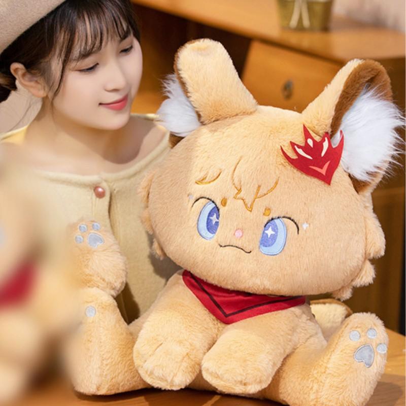 

2024 Genshin Impact Кукла-кошка Раскиданные солдаты Подушка-кошка Подушка-мандрил Игровой сувенир Кукла Плюшевая игрушка Подушка для сна Подарки 32cm