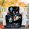1pc Casper1 Theme Blanket - Digital Print, Polyester, Cozy for All Seasons, Perfect for Outdoor, and Travel