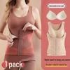 Doppellagiger Samt Taillenformer: Schlankmachende, Bauchkontrollierende & Wärmende Shapewear für Damen