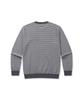 BRENTWOOD [Washable] Knitted Striped Round Neck Sweater Brwas26351Gyx