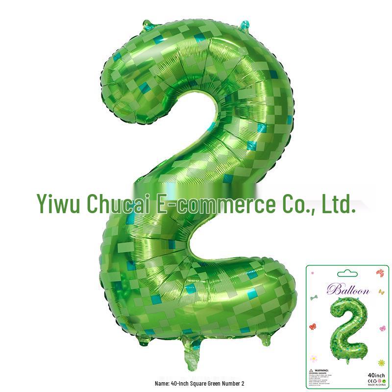 Décoration Bandeau Rayé à Carreaux Vache Dégradé 40" - Grand Chiffre pour Scène de Fête d'Anniversaire de Bébé