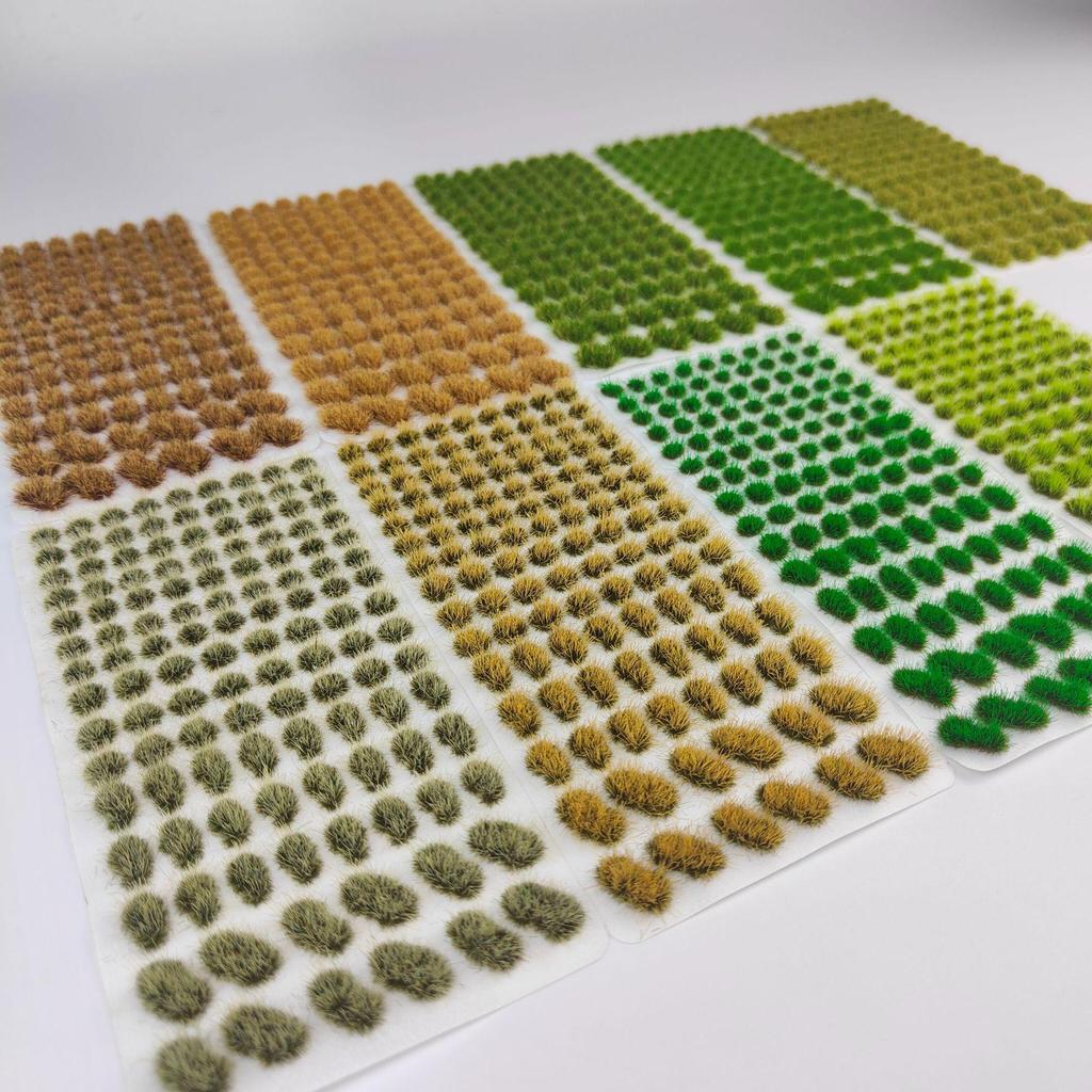 5mm Model Train Static Grass Tufts for DIY Miniature Landscape Scenes