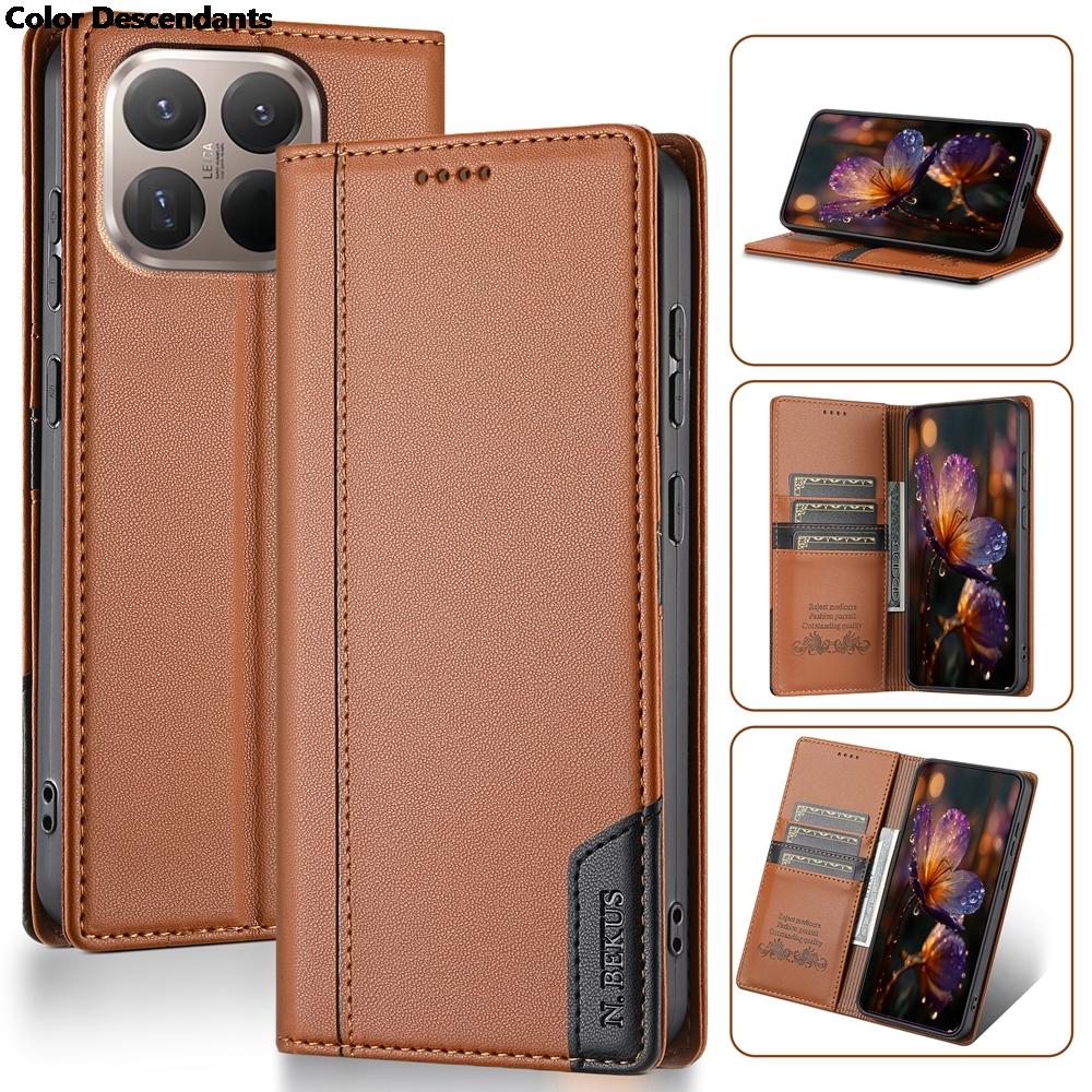 Leather Flip Case for Xiaomi 15T 15Tpro 14T Pro 13T 12T 11T Wallet Case Stand Phone Cover Cash Cards Pocket Shockproof