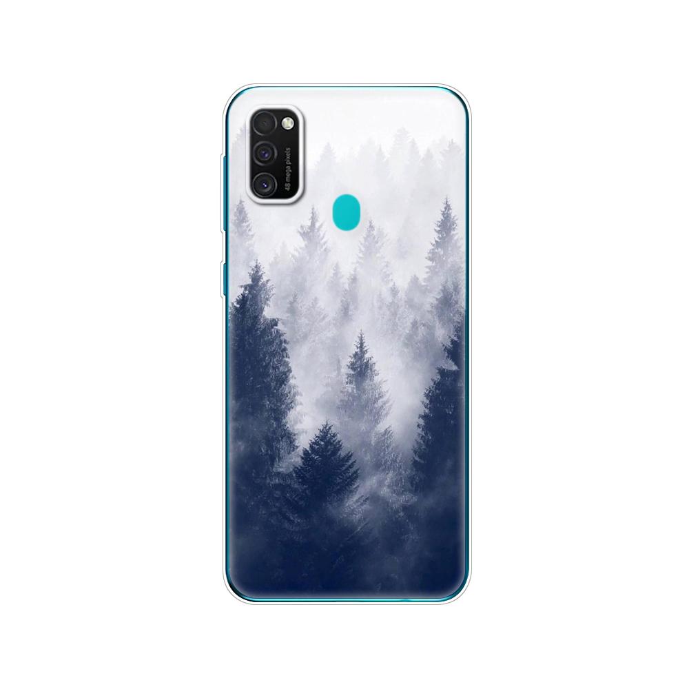 Pentru Samsung M21 Husa 6.4" Husa din silicon moale Tpu pentru Samsung Galaxy M21 M 21 SM-M215FZGUSER m215 Geanta din spate a telefonului Carcasa de protectie
