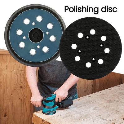 125mm 5 Inch Sander Pad 8-Holes 3/4 Nails Sanding Disc Pad Loop Sanding Backing Pads for Electric Orbital Sander Polishing 1/5Pc