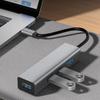USB C To 4 Ports USB 3.0 High Speed Hub for MacBook Pro and ChromeBook and XPS and Galaxy S9 / S8 and Huawei Matebook and More