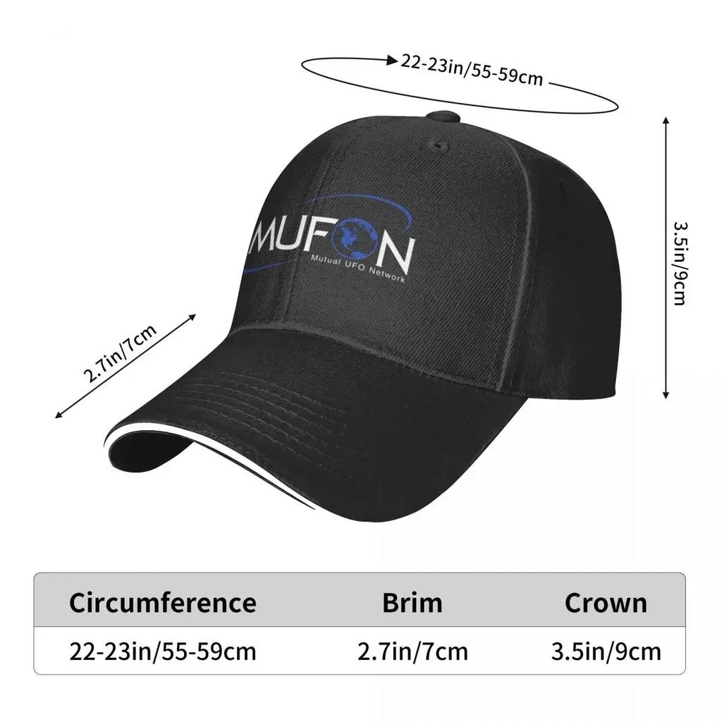 MUFON (Mutual UFO Network) Design. Cap Baseball Cap Hood Bucket Hat Hat for Women Men's