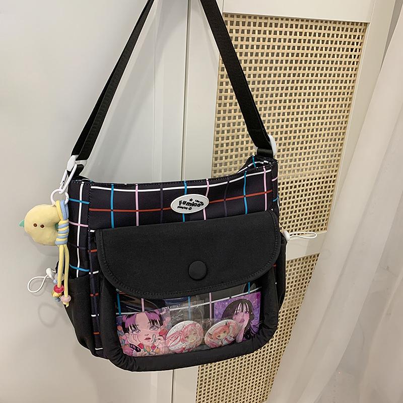 A New Large Capacity Japanese Style Printed Backpack for Girls  Junior High School and Senior High School Students  and A Backpack for Girls