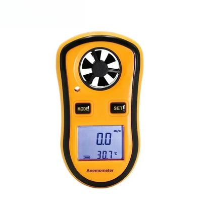 0-30m/s Portable Anemometer Anemometro Thermometer Wind Speed Gauge Meter Windmeter -10 45C Temperature Tester Air Gauge