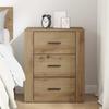 Nightstand Artisan Oak 35 X 50 X 60 Cm Engineered Wood