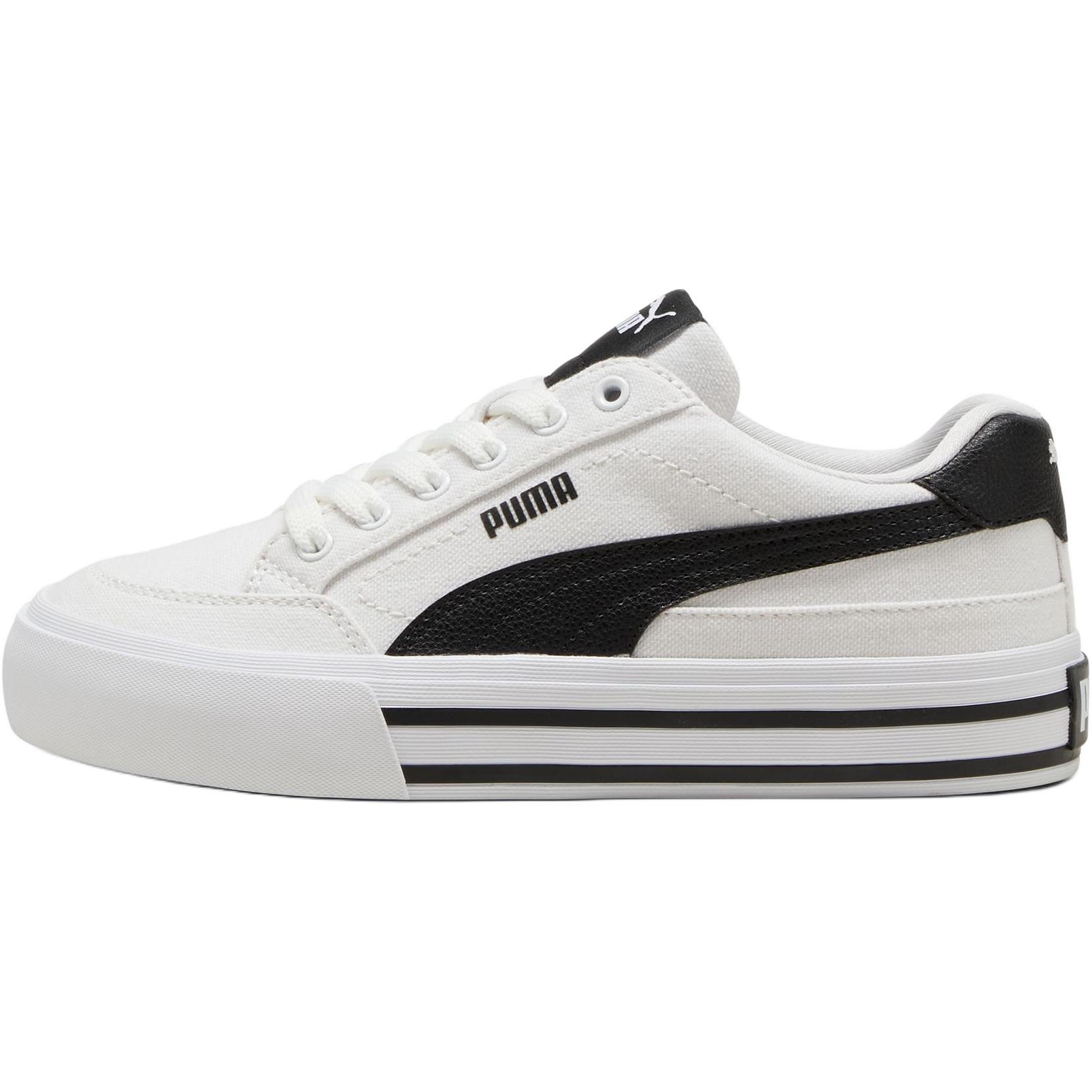 

Puma Court Classic Vulc Formstrip Low Top Kids Sneakers Kids Sneakers White Black 396558-02 38