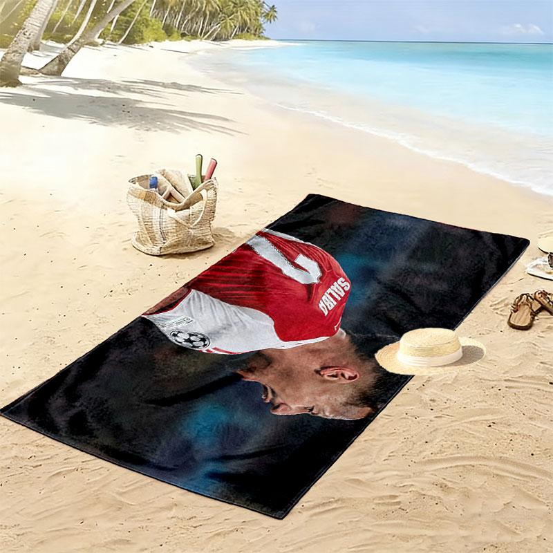 William Saliba Print Beach Towel, Large Soft Quick Dry Towel for Beach Camping Swimming
