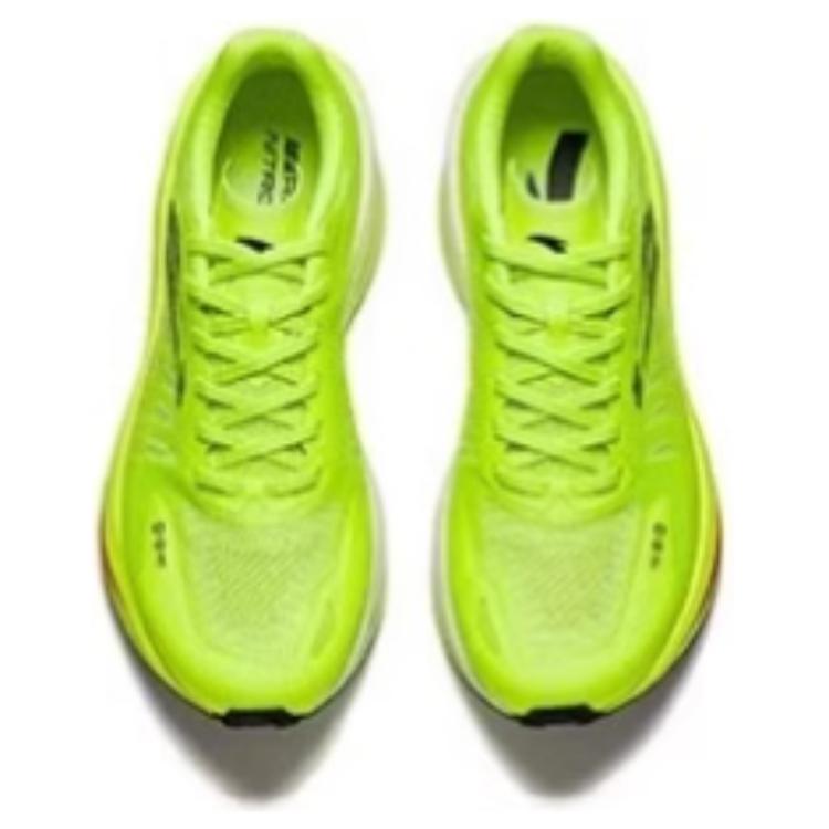 Anta Rocket 6 Pro Comfortable Fit Cushioning Low Top Running Shoes Men sneaker Fluorescent-Green 112445563-6