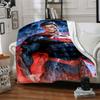 1pc Brave Superman Flannel Blanket Soft Warm Throw for Home, Office, Travel, All-Season Cozy Bedding GiftL1312