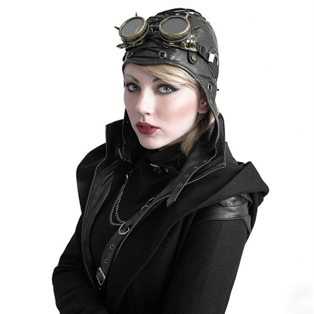 AA BB Leather Aviator Hat Leather 