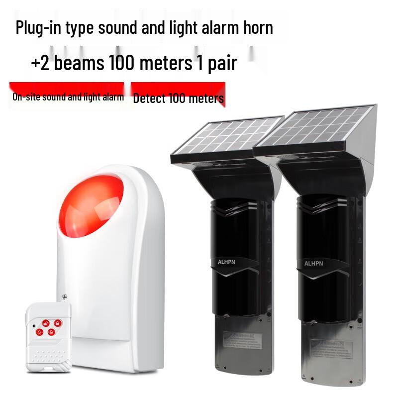 Solar-Powered Wireless Infrared Perimeter Alarm