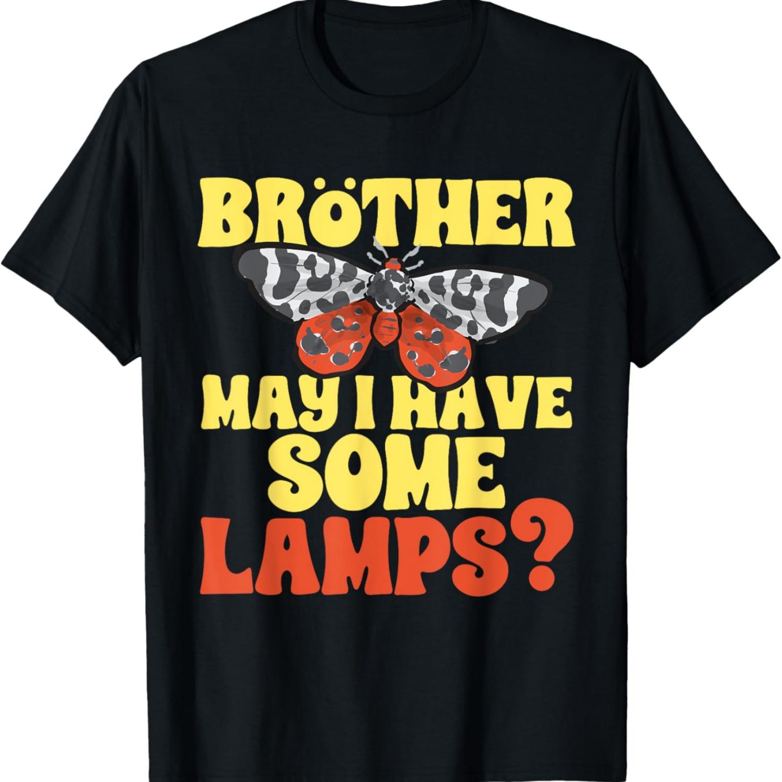 Мотылёк Брозер, можно мне немного ламп? Футболка энтомолога S