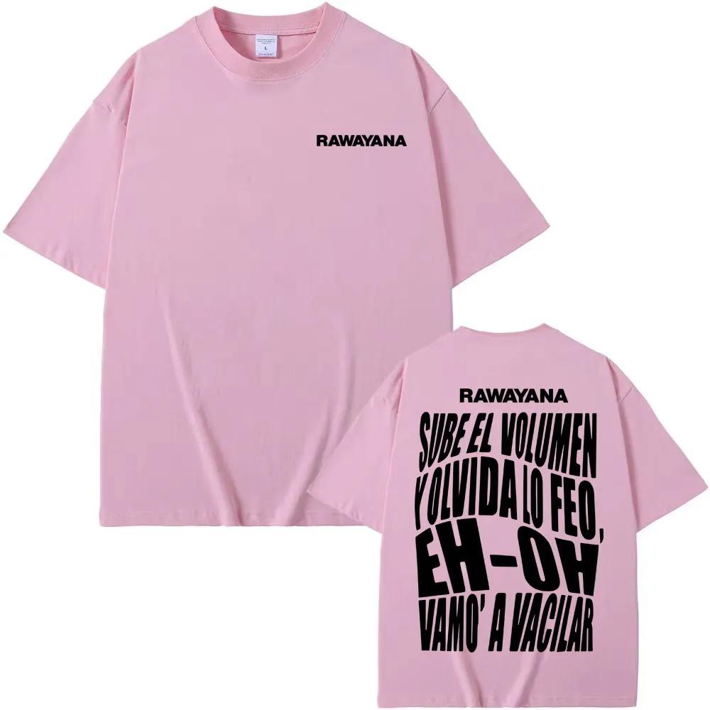 Rawayana Band Album Letter Printed TShirt Mens Harajuku Gothic Style High Street TShirt Summer Crew Neck 100 Cotton TShirt