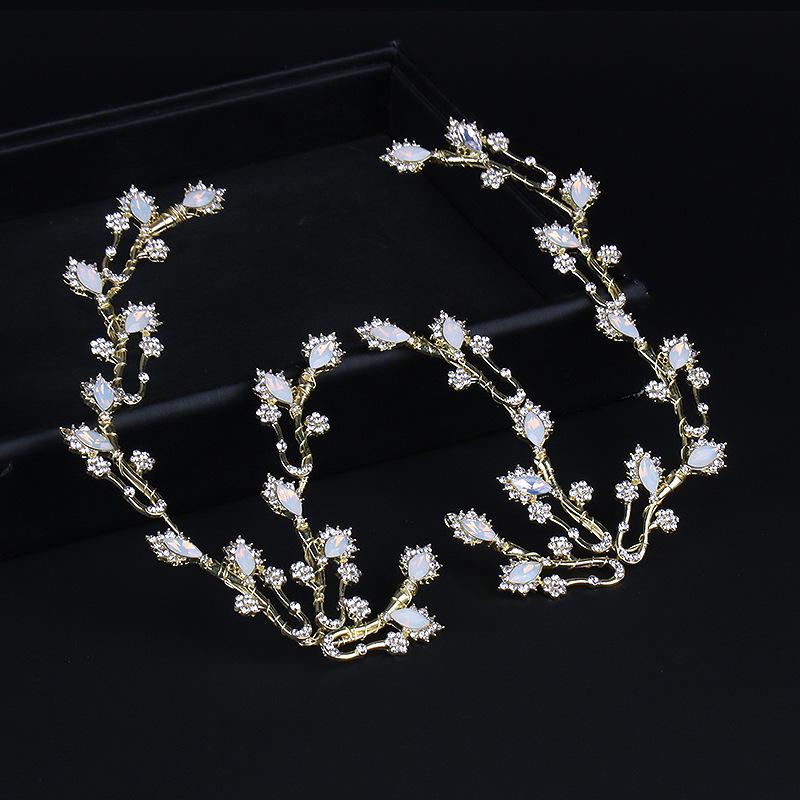 Enchanted Forest Fairy Bridal Headdress - Elegant Wedding & Banquet Hair Accessory