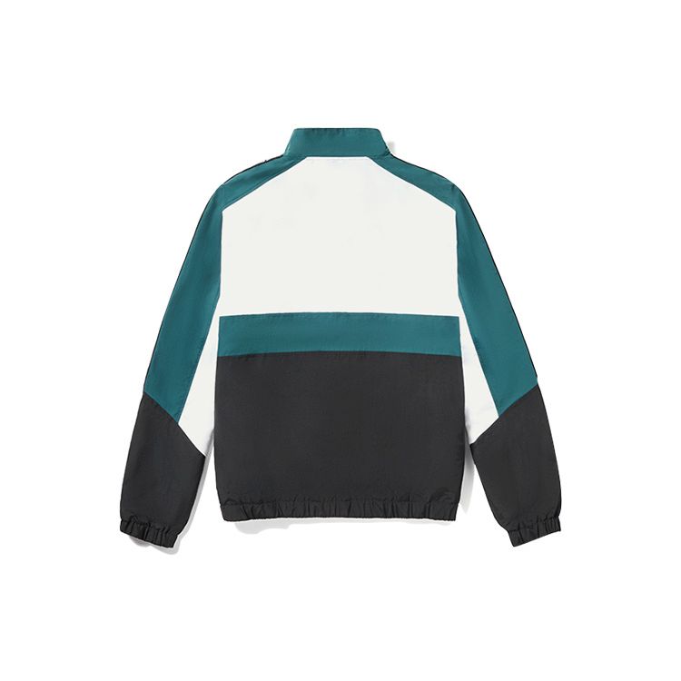 Vans Campus Retro Stand Collar Sports Windbreaker Jacket Women Jacket Black VN0A4BR7BLK