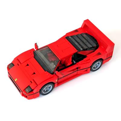Voiture de Sport Classique Racing 10248 F40 Compatible MOC-10567 1158PCS Assemblage par Épissage Bloc de Construction Jouet Modèle DIY Cadeau pour Enfants Cadeau