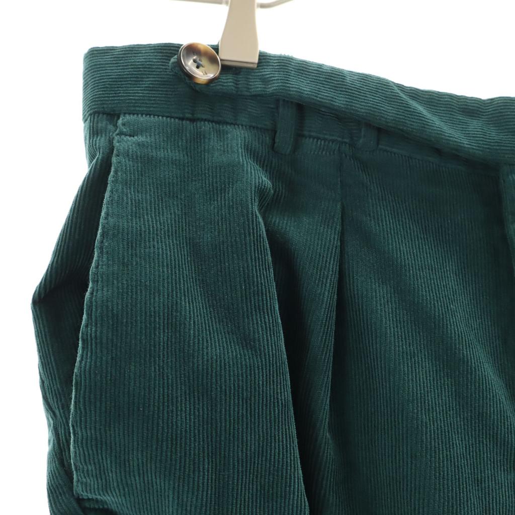 Unused PT TORINO Tack Corduroy Pants 46 Green System Men's Used