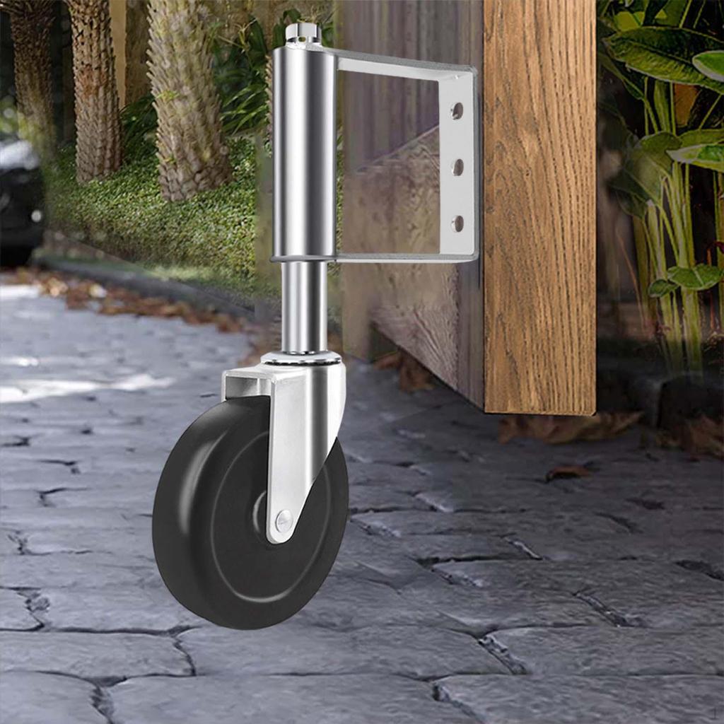 Fence Gate Wheel Caster Prevent from Dragging with Screws Swivel