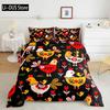 Rooster Comforter Cover King Full Size for Boys Girls Rustic Rooster Bedding Set Duvet Cover Vintage Bedding Collection 3Pcs