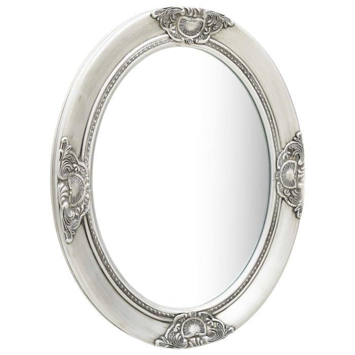 VidaXL Miroir mural style baroque 50x60 cm Argenté 320350