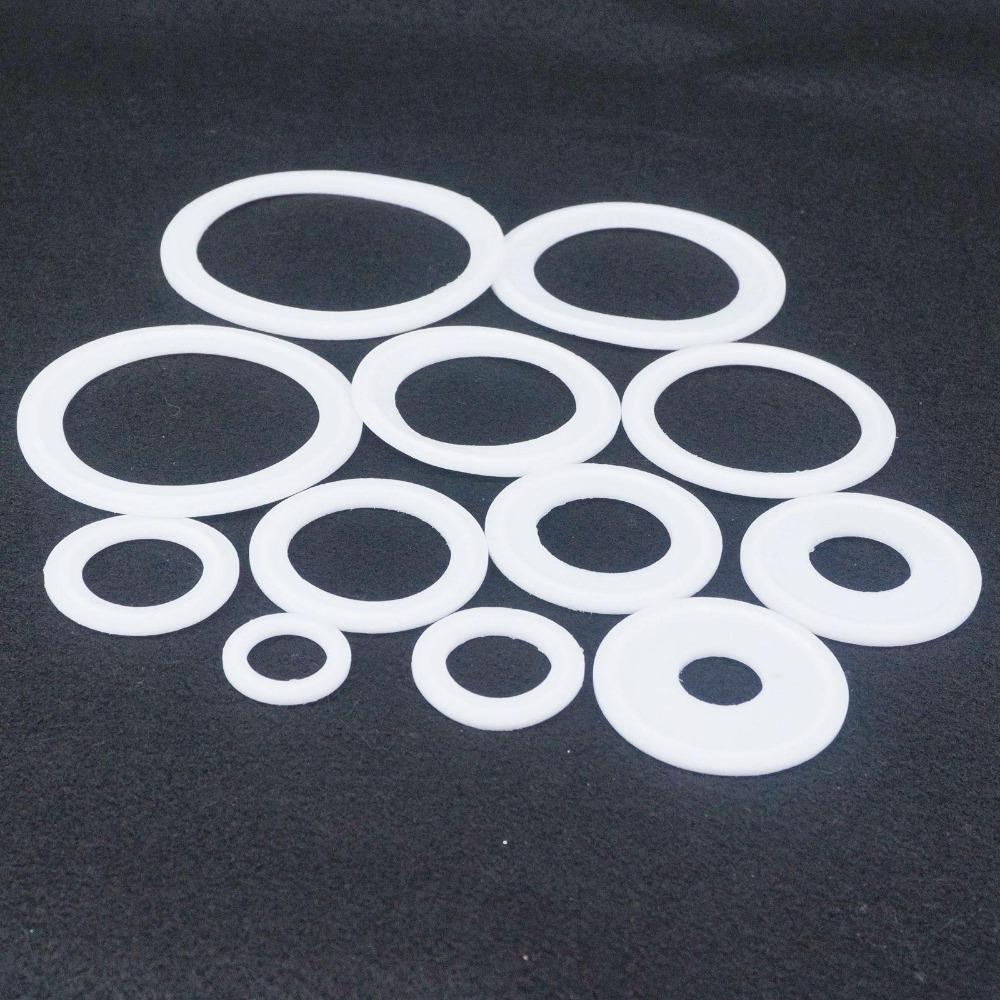 Material VMQ PTFE EPDM FKM 1/2" 3/4" 1" 1.5" 2" 2.5" 3" 3.5" 4" - 10" Tri Clamp Sanitary Sealing Gasket Ring Ferrule Washer