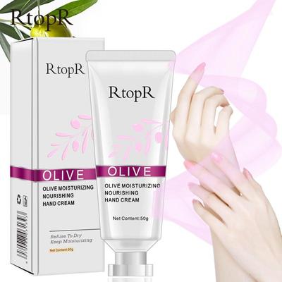 Crema de manos reparadora de suero de aceite de oliva, cuidado nutritivo de manos, crema blanqueadora de manos hidratante antienvejecimiento