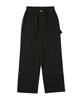 URBANAGE Cotton Carpenter Wide Pants Charcoal